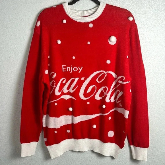 Enjoy Coca-Cola Christmas Sweater - Picture 1 of 6